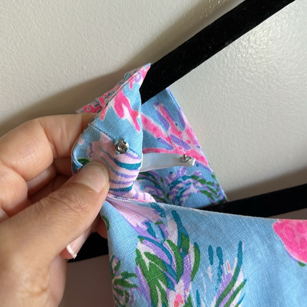 NWT 🌸 LILY PULITZER Linen Shift Dress - Picture 10 of 12